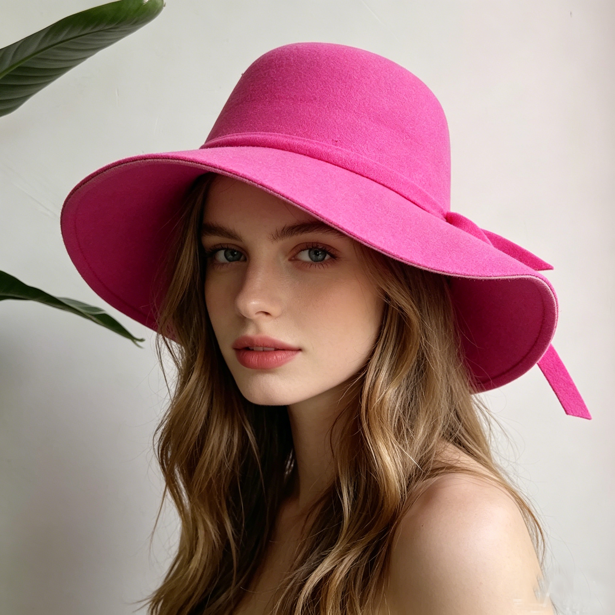 Women Fedora Hat Vintage Lady  - Hat Floppy Wide のレビューと価格