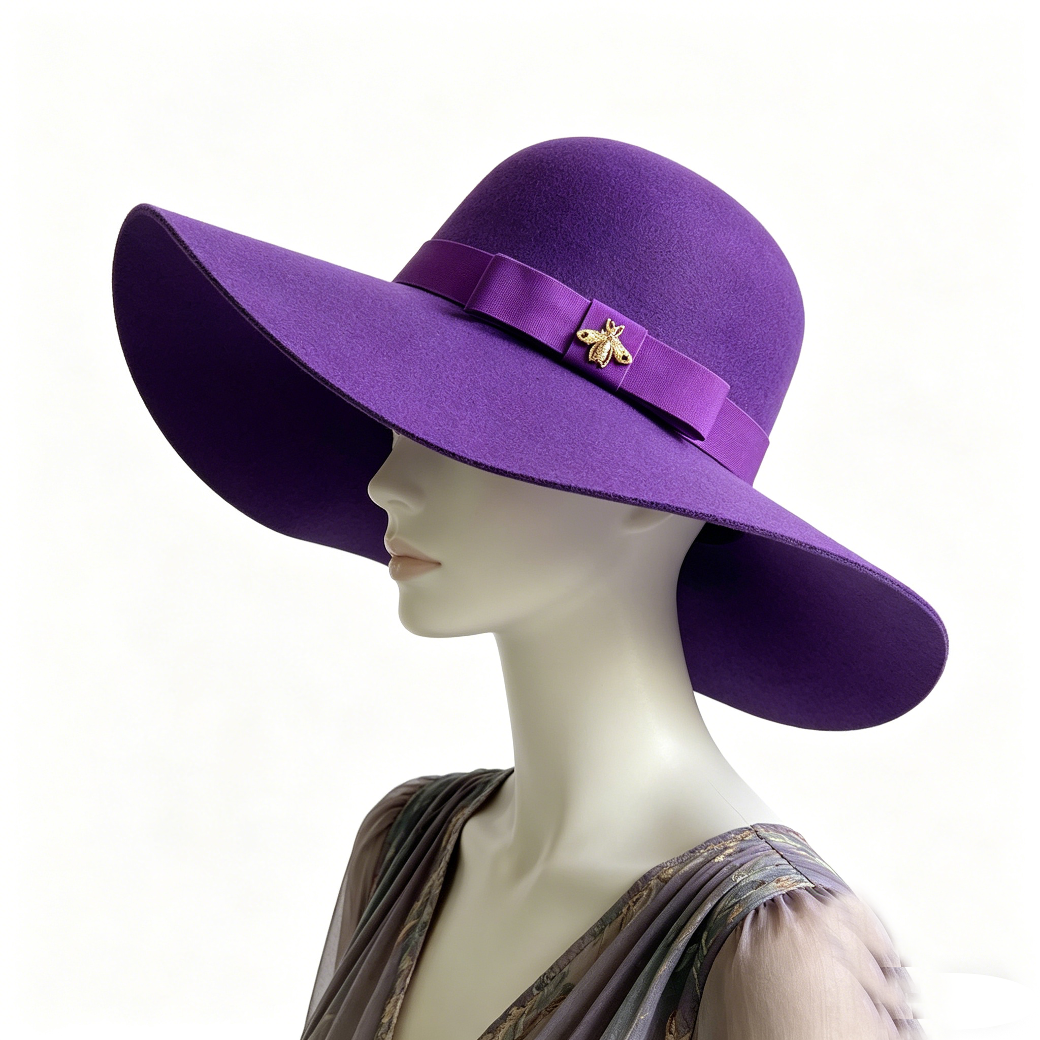 Women Fedora Hat Vintage Lady  - Hat Floppy Wide のレビューと価格