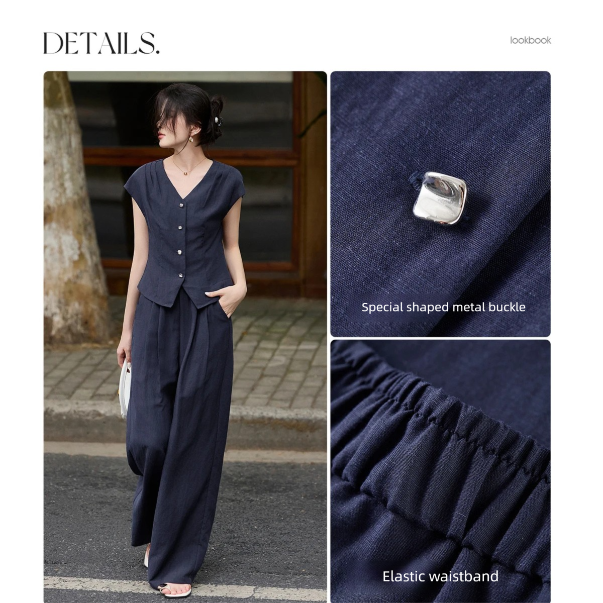 SENTUBILA Summer Linen Pant Se - Linen Pant Wide のレビューと価格
