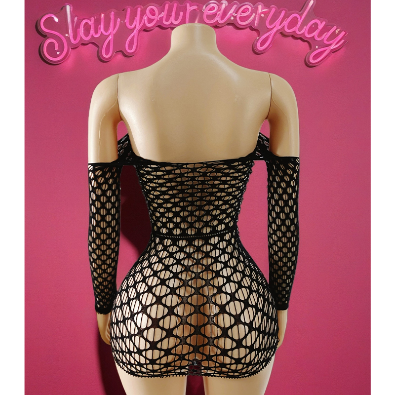 1PC Women Fishnet Cover Up Wit - Cover Up Kaftan のレビューと価格