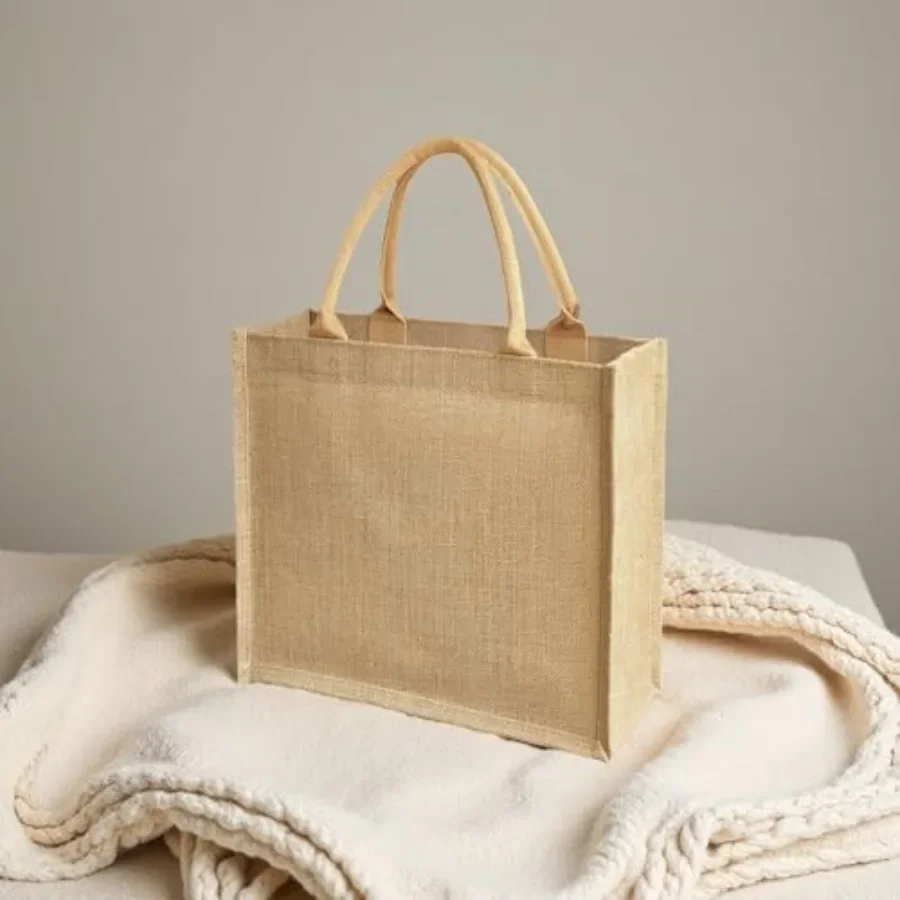 15 Pack Burlap Tote Bags 12x12 - Tote Bag Beach のレビューと価格