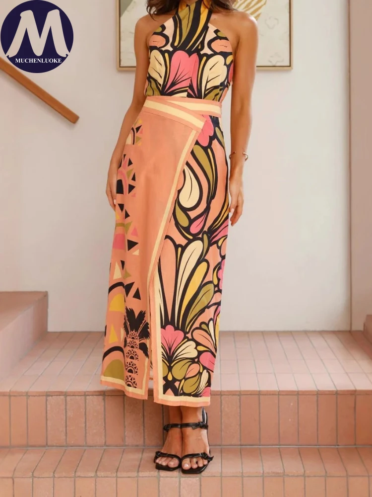 Set 2 Piece Woman Summer New S - Linen Dress Wrap のレビューと価格