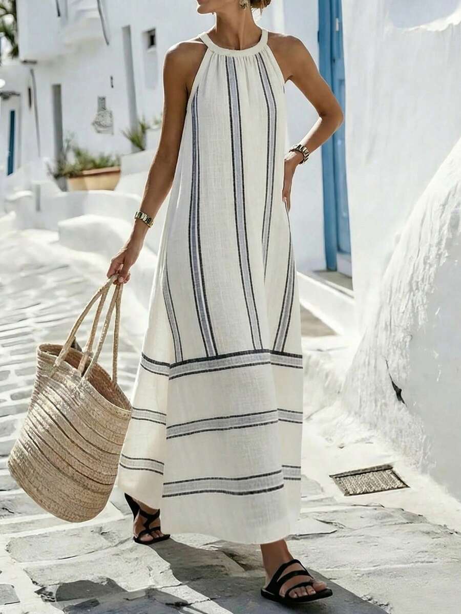 Women Sleeveless Halter Maxi D - Maxi Dress Halter のレビューと価格