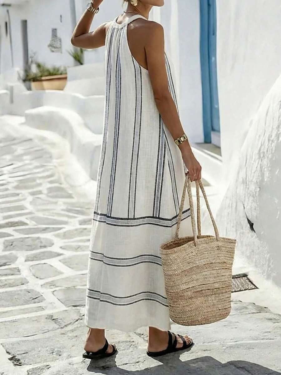 Women Sleeveless Halter Maxi D - Maxi Dress Halter のレビューと価格