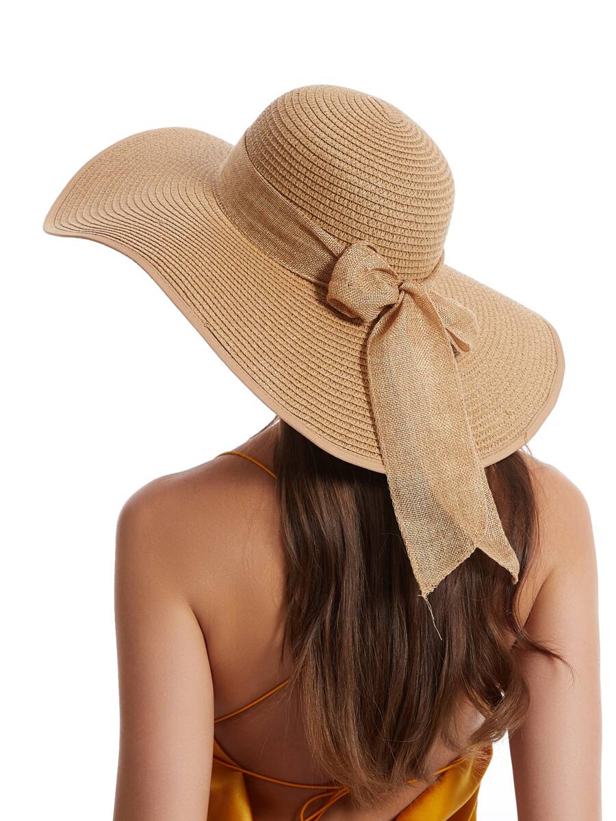 Womens Wide Brim Floppy Straw  - Hat Floppy Wide のレビューと価格