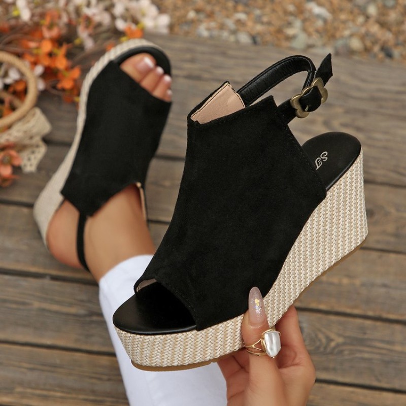 Women Sandals Summer Wedge Pla - Wedge Espadrille Women のレビューと価格