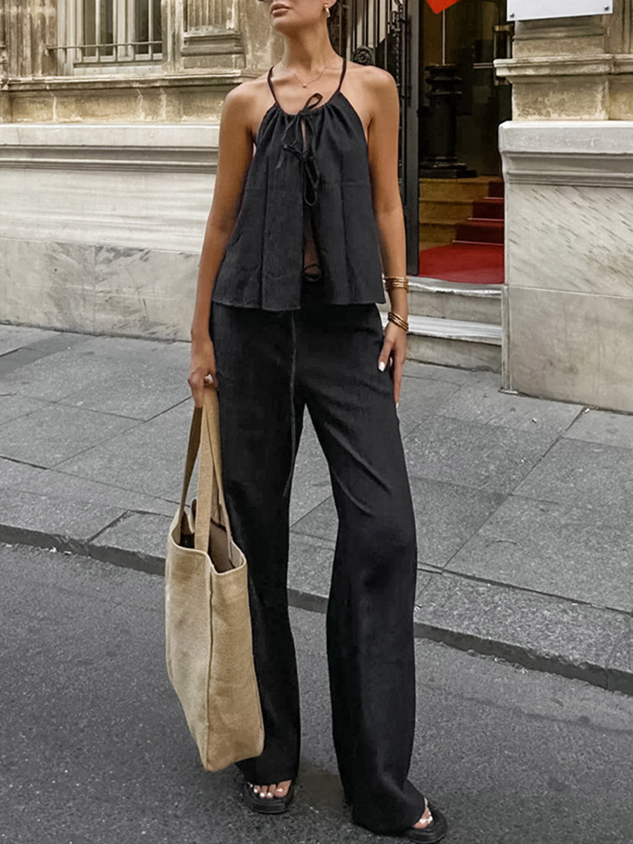 2026 Women Two Piece Set Women - Linen Pant Wide のレビューと価格