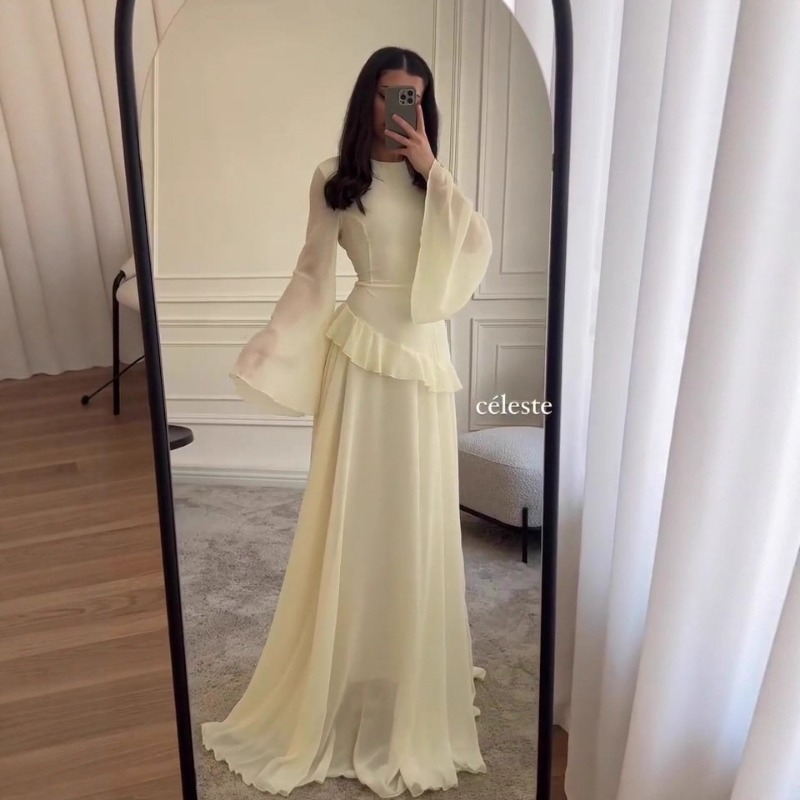 FL Fashion Flare Sleeve Ruff L - Linen Dress Wrap のレビューと価格