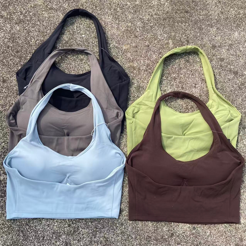 Halter Neck Sports Bra Women G - Bralette Triangle Set のレビューと価格