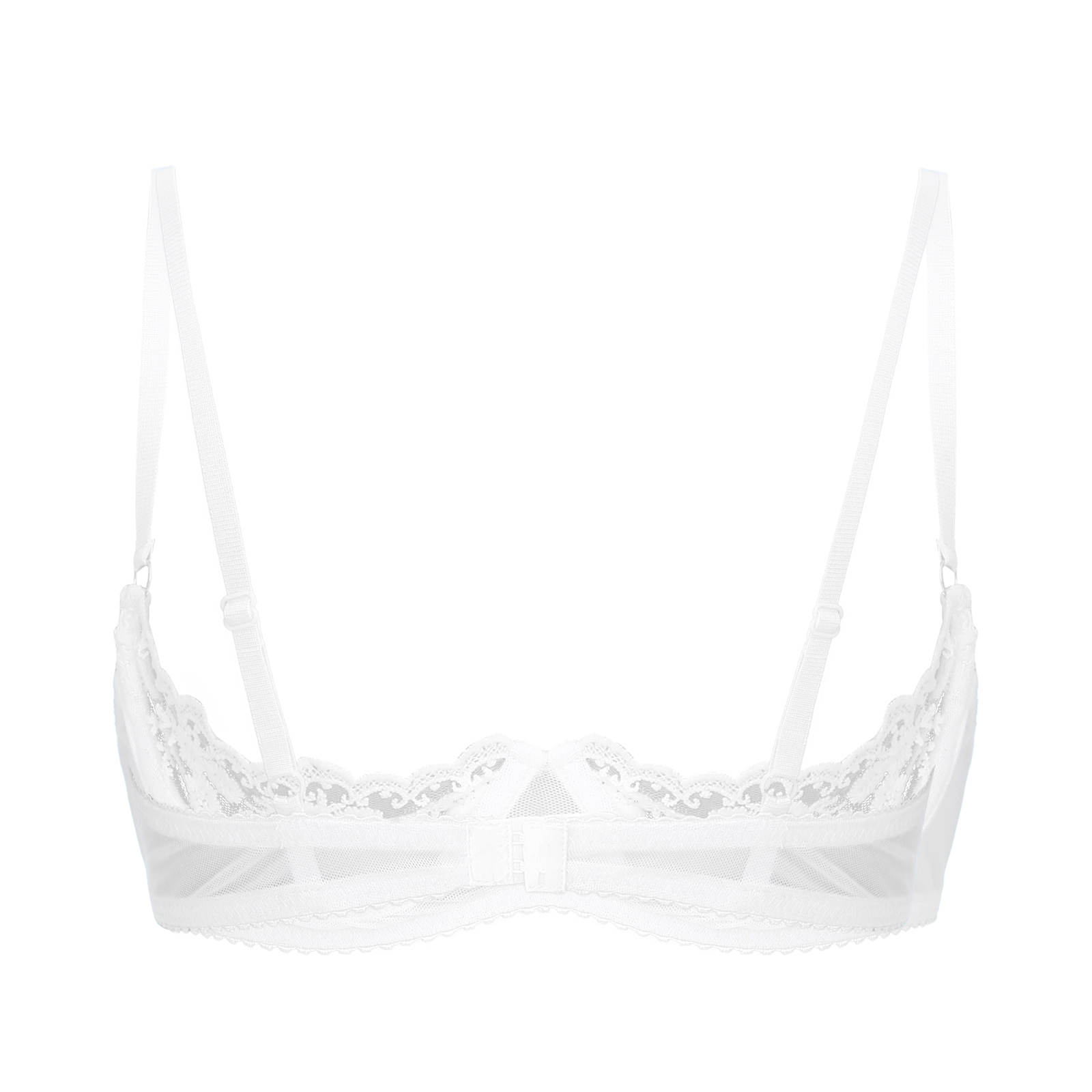 Women's Floral Lace Quarter Cu - Bralette Triangle Set のレビューと価格