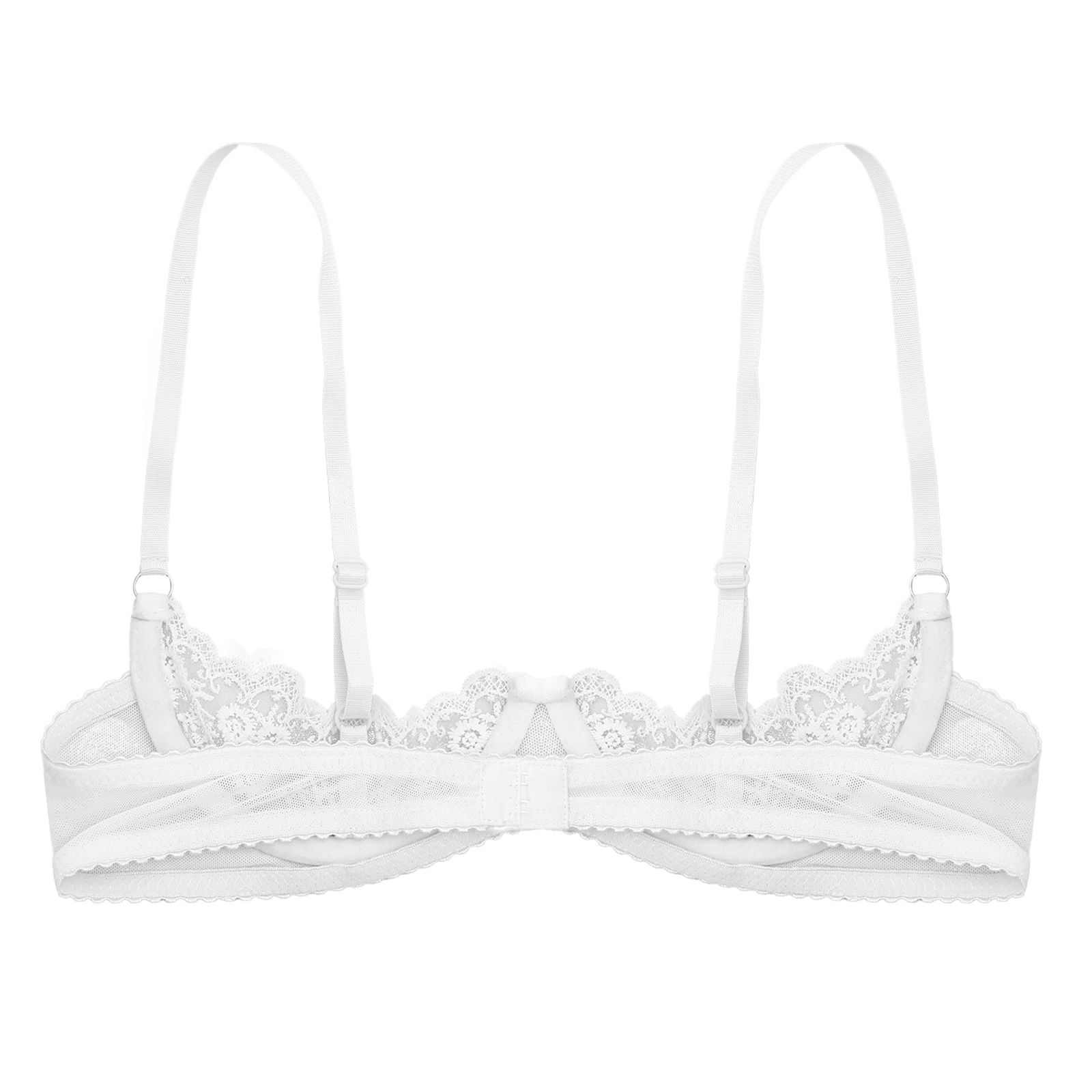 Women's Floral Lace Quarter Cu - Bralette Triangle Set のレビューと価格