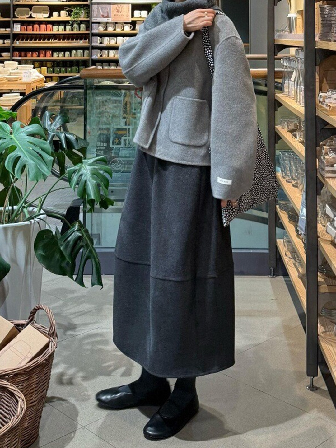 High Waist Floral Print Half S - Midi Skirt Floral のレビューと価格