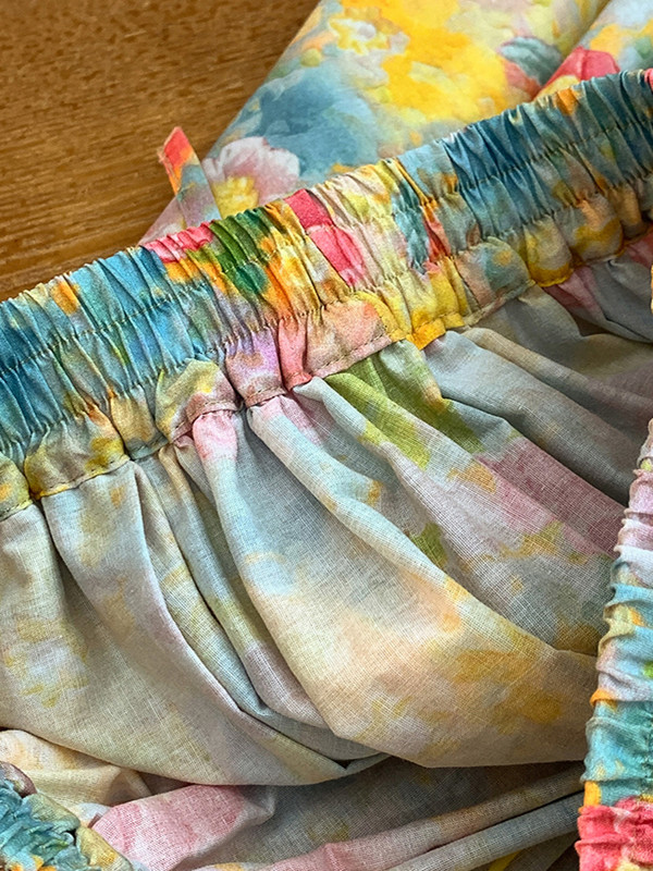 Retro Artistic Large Size A-Li - Midi Skirt Floral のレビューと価格