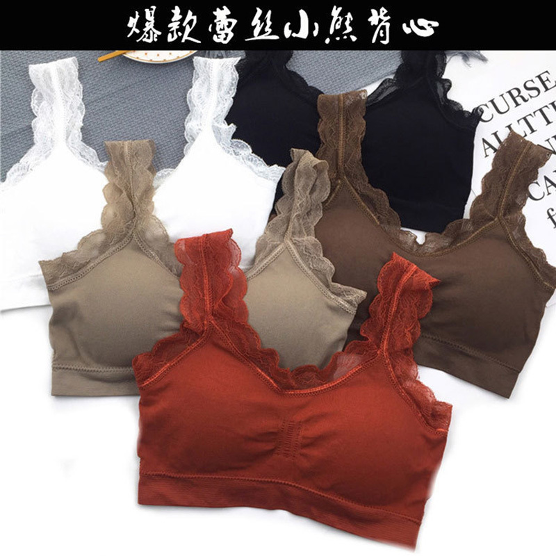 3D Sexy lace Lingerie Seamless - Bralette Triangle Set のレビューと価格