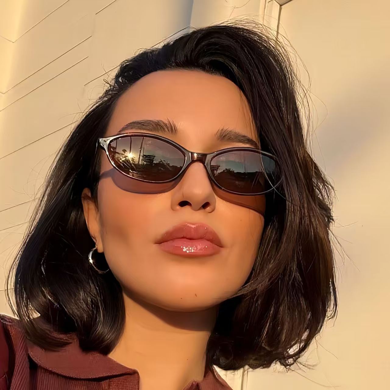 Vintage Small Cat Eye Sunglass - Sunglasses Cat Eye のレビューと価格
