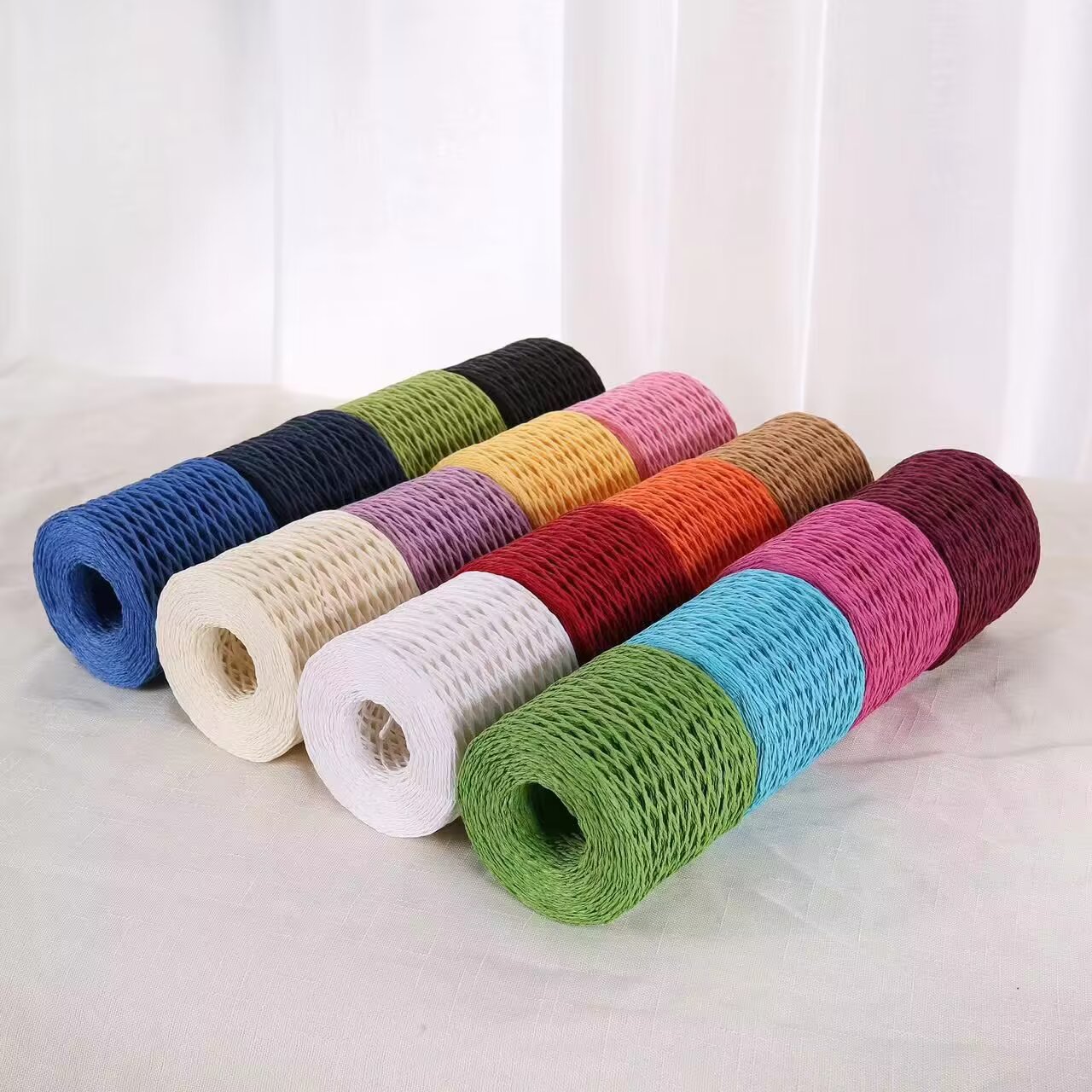190g Raffia Yarn, Straw Paper  - Crochet Bag Raffia のレビューと価格