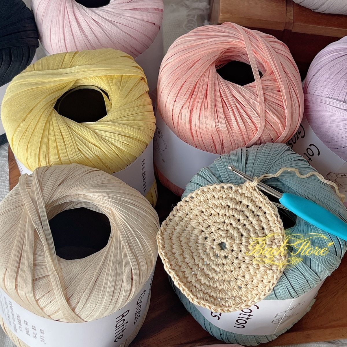 102M/roll Multicolor Raffia Ya - Crochet Bag Raffia のレビューと価格