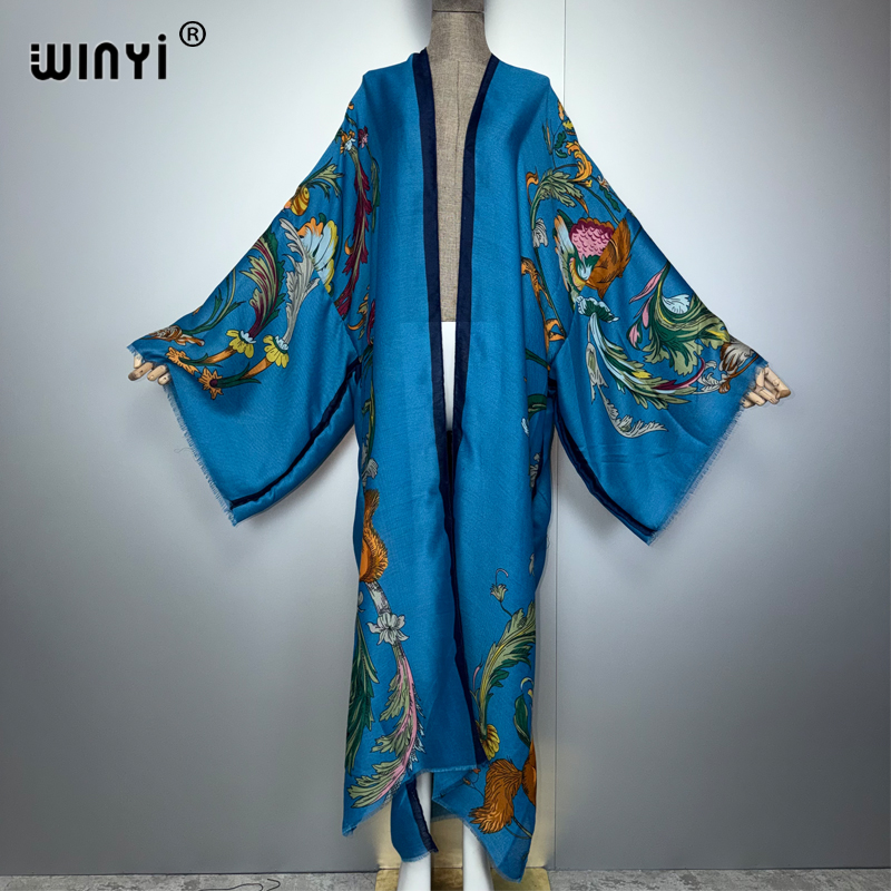 WINYI Africa boho kimono maxi  - Cover Up Kaftan のレビューと価格