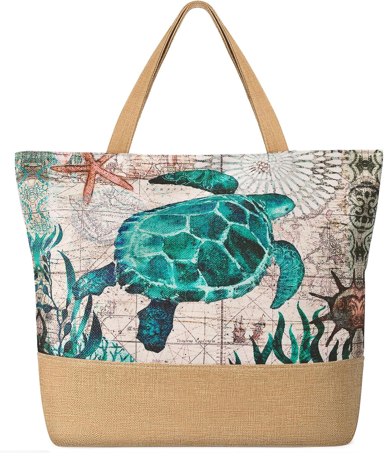 Large Beach Bag for Women with - Tote Bag Beach のレビューと価格