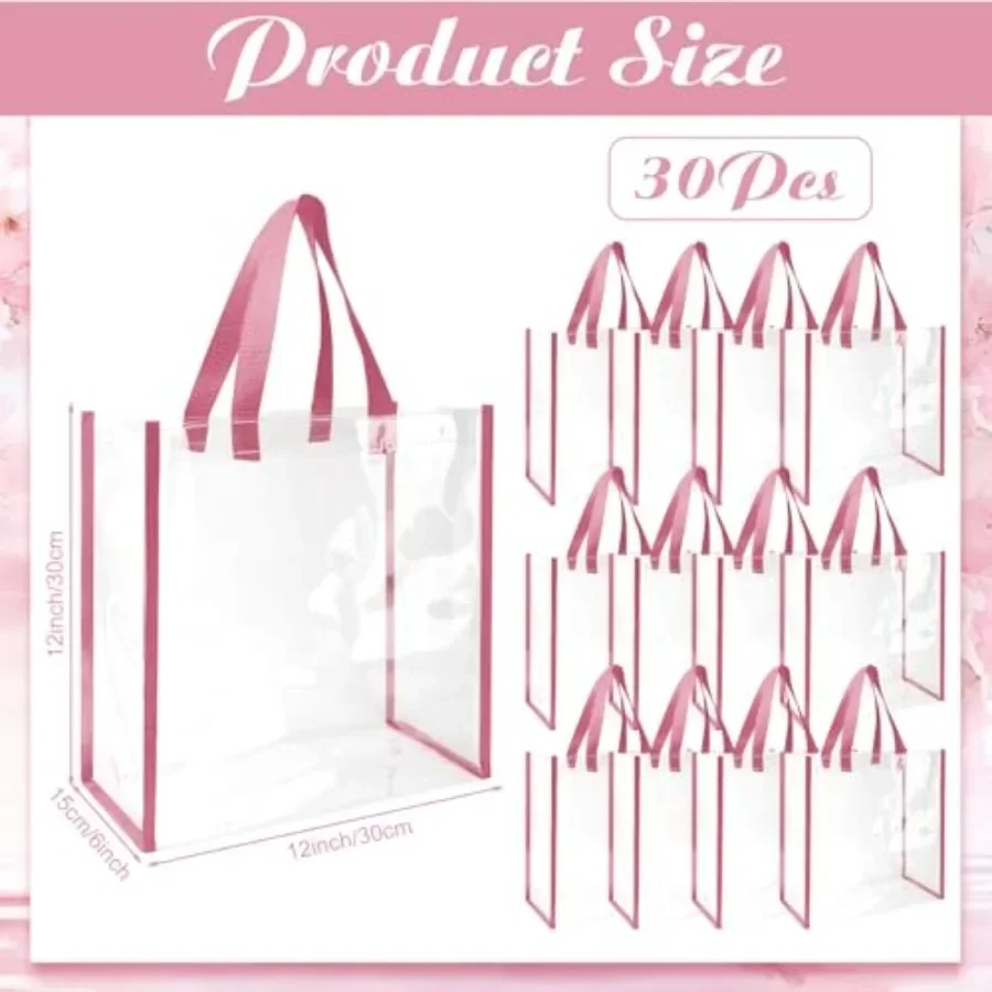 Pack 12x12x6 Inch Clear Tote B - Tote Bag Beach のレビューと価格