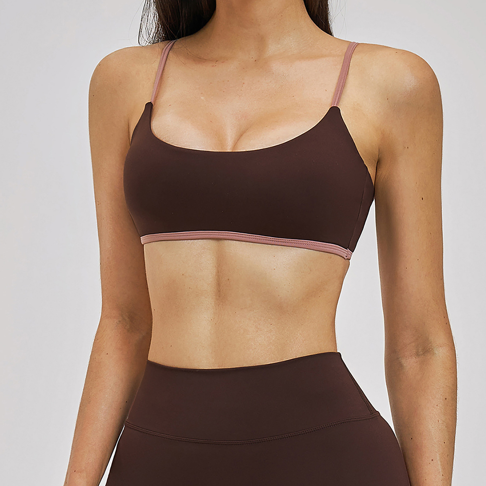 Sexy Women Sports Bra Push Up  - Bralette Triangle Set のレビューと価格