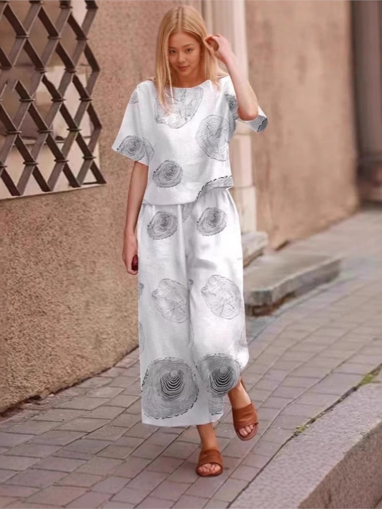 2025 Spring Summer New Plus Si - Linen Pant Wide のレビューと価格