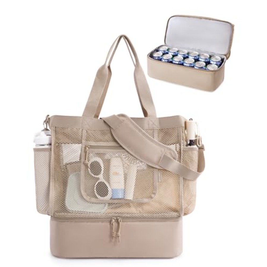 BAGSMART Beach Bag for Women M - Tote Bag Beach のレビューと価格