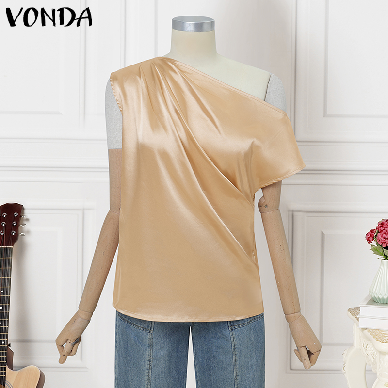 Plus Size 5XL VONDA Women Blou - Blouse Off Shoulder のレビューと価格