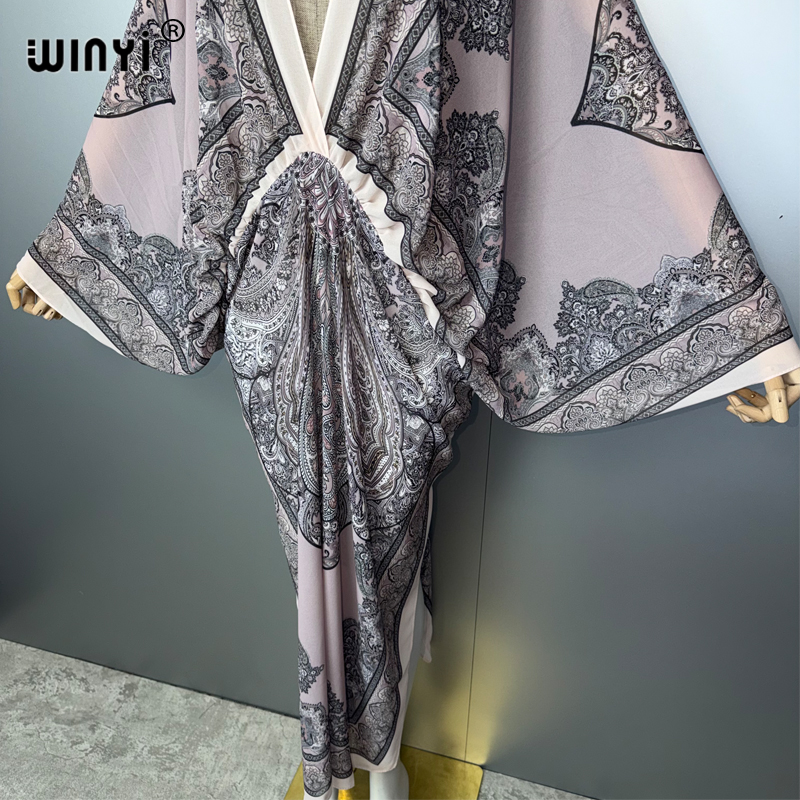 WINYI V-neck Sexy Dress Arabic - Cover Up Kaftan のレビューと価格