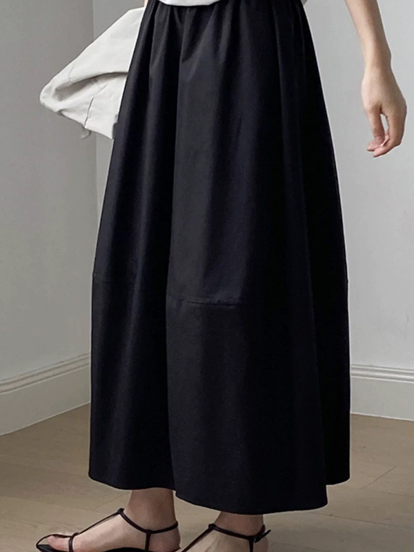 High Waist A-Line Midi Skirt L - Midi Skirt Floral のレビューと価格