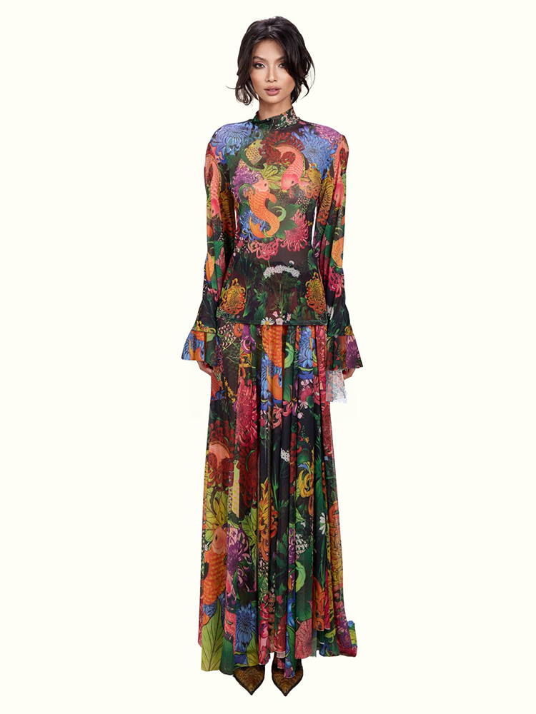 Weird Puss Colorful Floral Pri - Romper Floral Print のレビューと価格