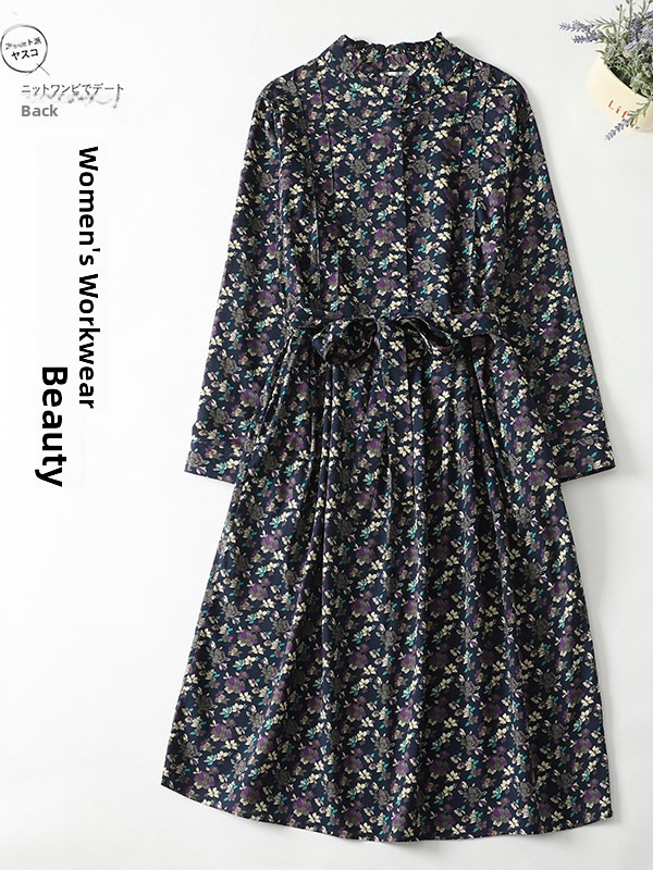 Elegant Floral Print A-Line Dr - Midi Skirt Floral のレビューと価格