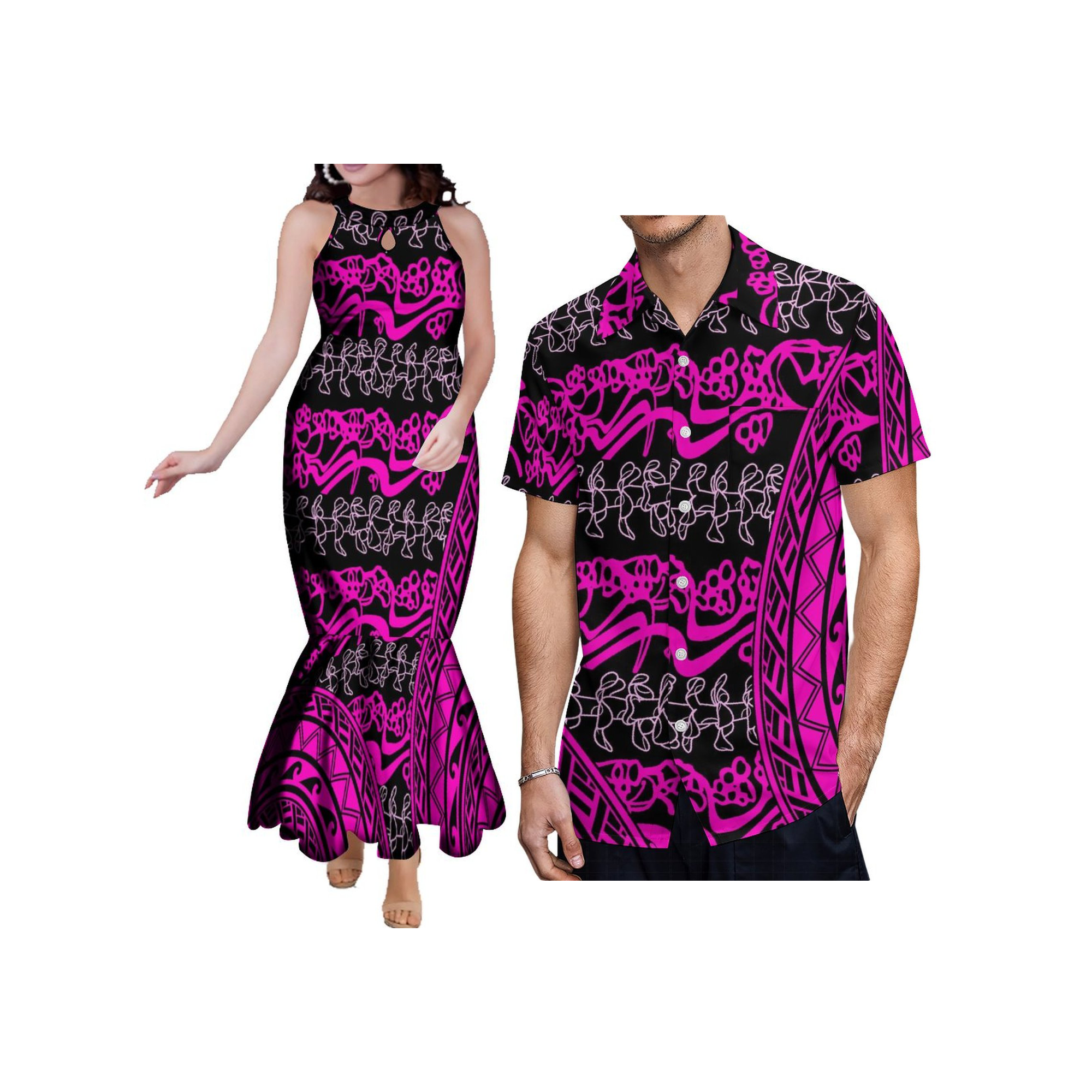 Customized Couples Clothes Big - Maxi Dress Halter のレビューと価格