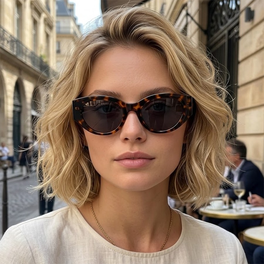 Women Men Classic Cat-Eye Pola - Sunglasses Cat Eye のレビューと価格