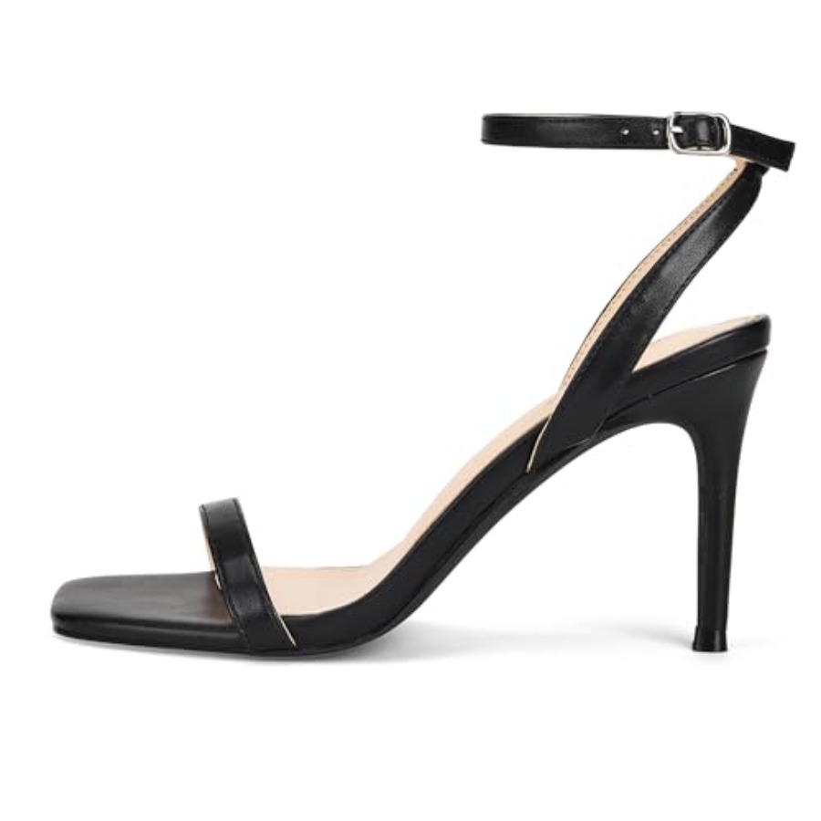 GENSHUO Women's Strappy High H - Sandal Strappy Heeled のレビューと価格
