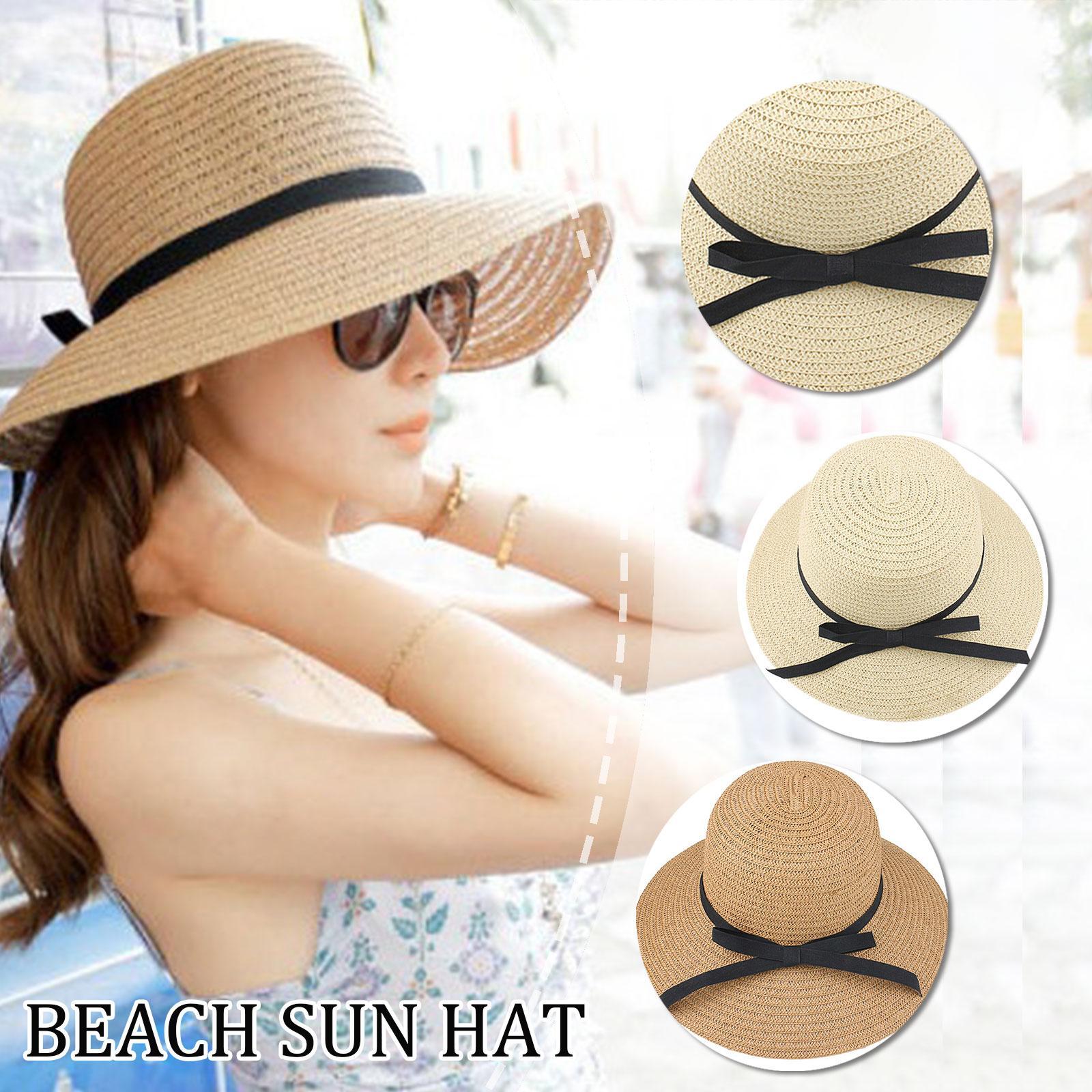 Summer Straw Hat Big Wide Brim - Hat Floppy Wide のレビューと価格