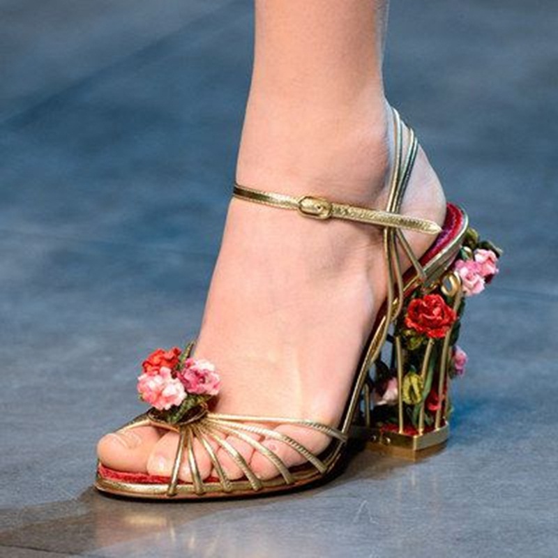 Luxury Bird Cage Women Sandals - Sandal Strappy Heeled のレビューと価格