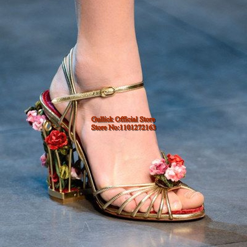 Luxury Bird Cage Women Sandals - Sandal Strappy Heeled のレビューと価格