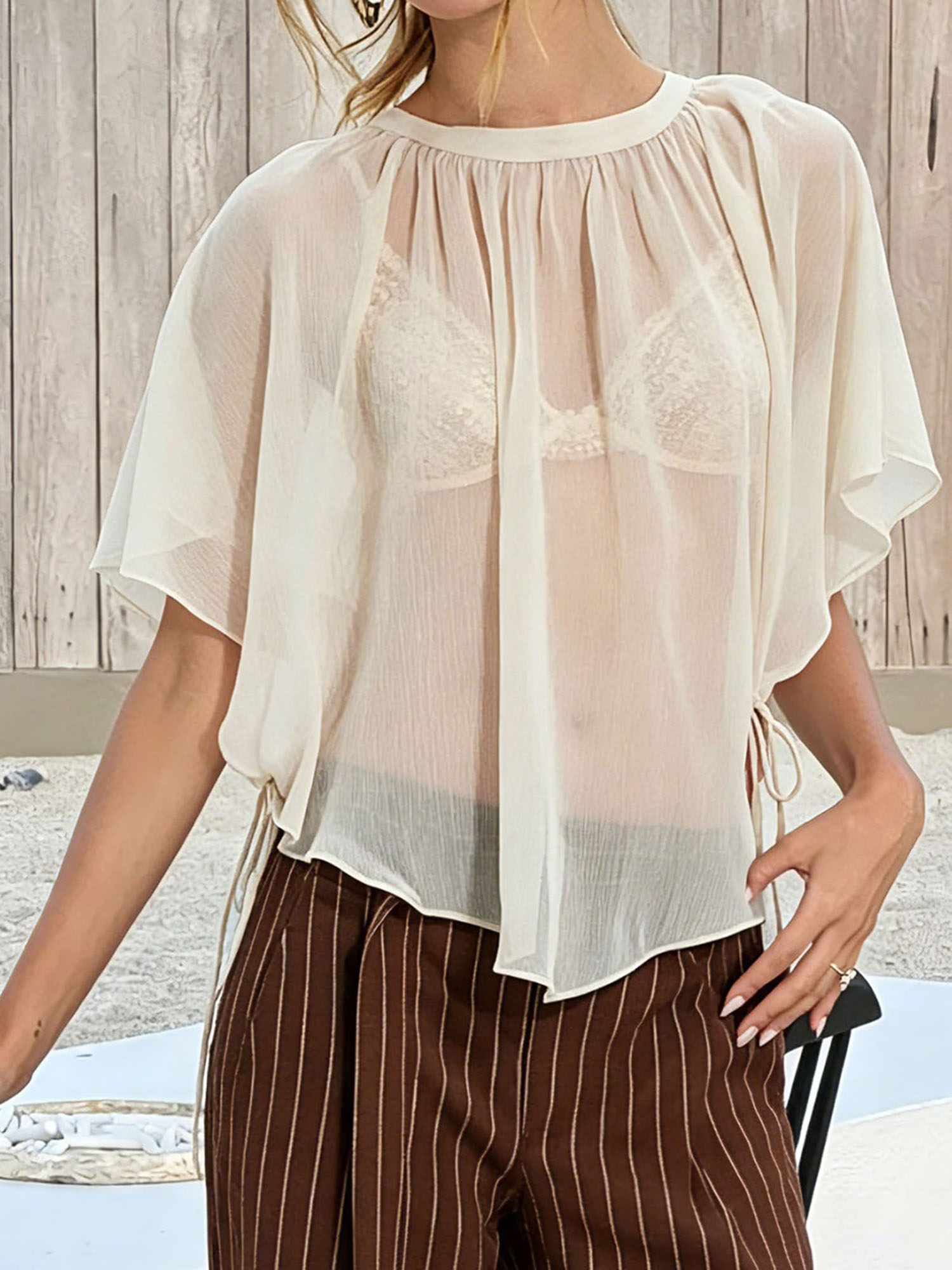 Women s Sheer Lace Kimono Card - Kimono Sheer Floral のレビューと価格