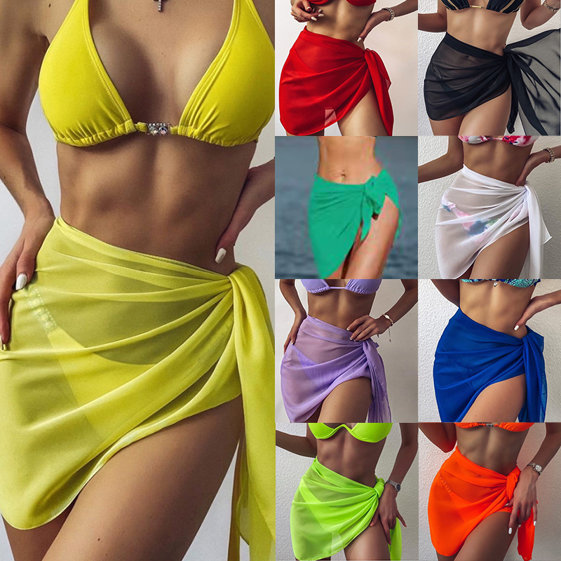 Women Chiffon Swimwear Cover U - Cover Up Kaftan のレビューと価格