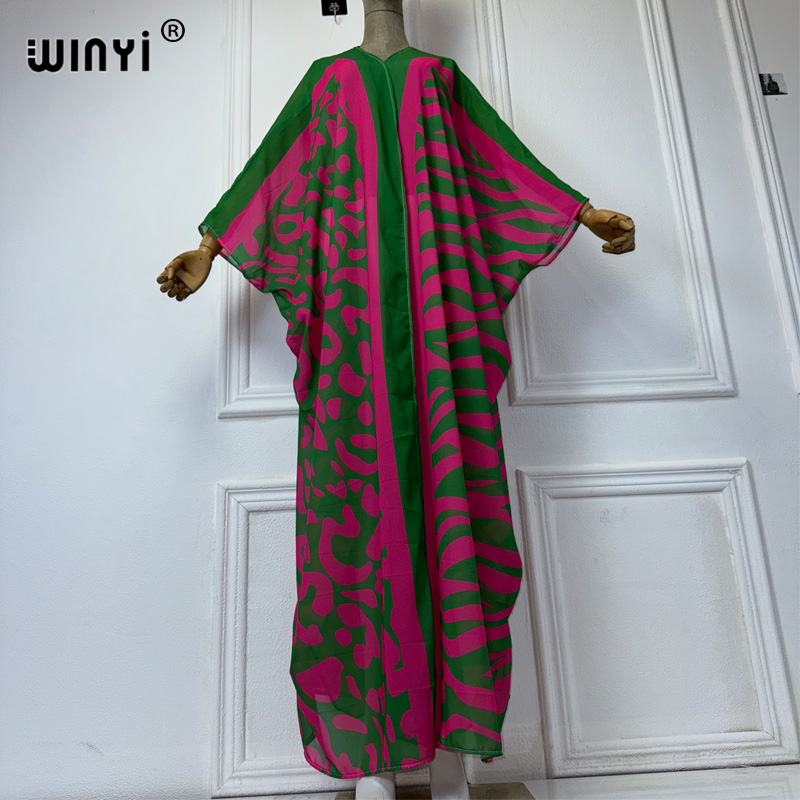 WINYI Africa Bohemia print Kim - Cover Up Kaftan のレビューと価格