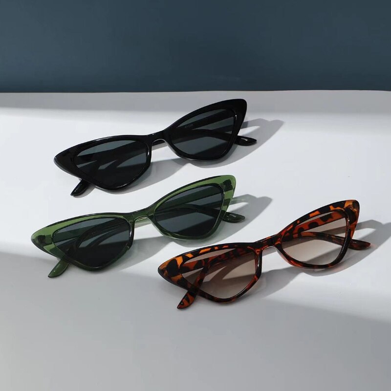 3 Pairs Per Set Small Cat Eye  - Sunglasses Cat Eye のレビューと価格
