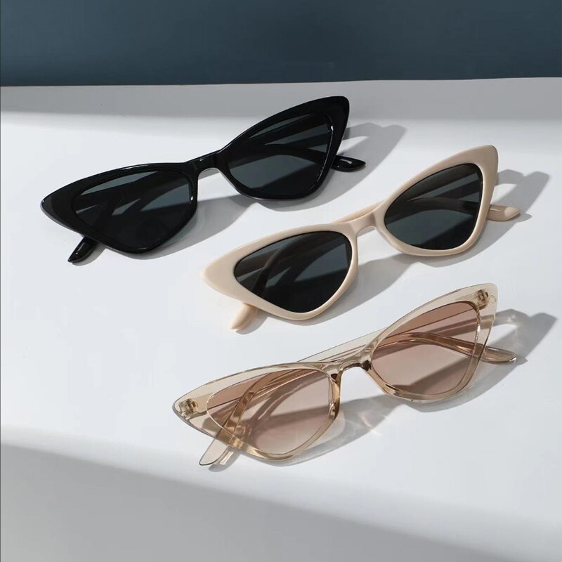 3 Pairs Per Set Small Cat Eye  - Sunglasses Cat Eye のレビューと価格