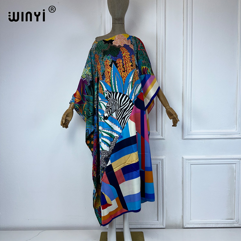 WINYI new high quality Print k - Cover Up Kaftan のレビューと価格