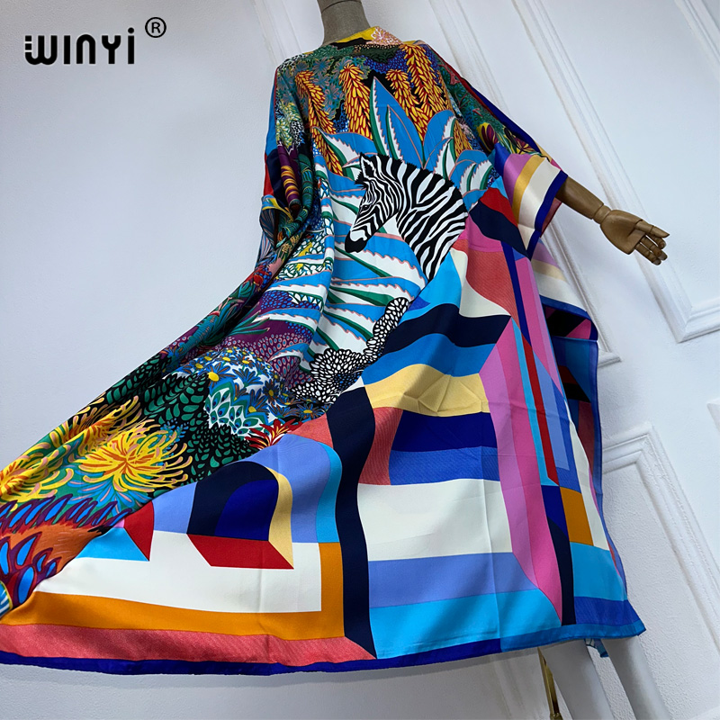 WINYI new high quality Print k - Cover Up Kaftan のレビューと価格