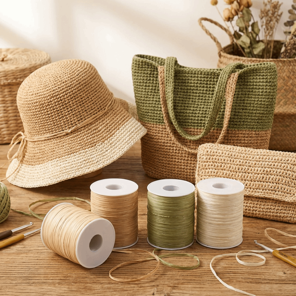 Premium Quality 120M Per Roll  - Crochet Bag Raffia のレビューと価格
