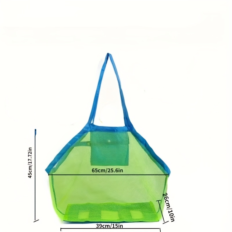 1pc Large Mesh Beach Tote Bag  - Tote Bag Beach のレビューと価格