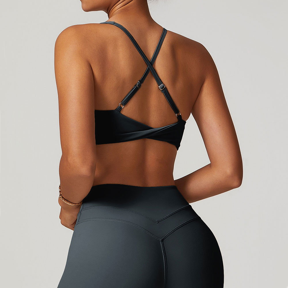 JUREN Sports Bra Women Fitness - Bralette Triangle Set のレビューと価格