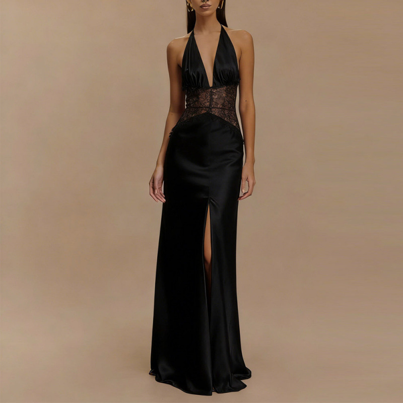 Sexy Backless Halter Maxi Dres - Maxi Dress Halter のレビューと価格