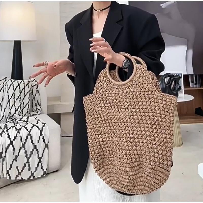 Popular Russian Woven Clutch H - Crochet Bag Raffia のレビューと価格